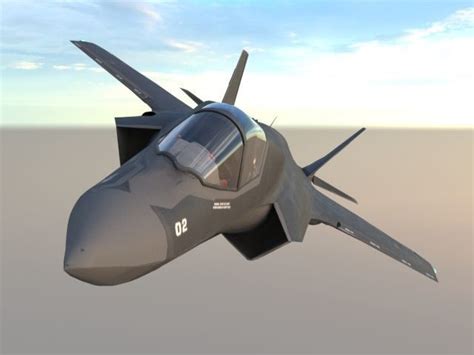 3D model F-35 Ghost Fighter jet VR / AR / low-poly | CGTrader