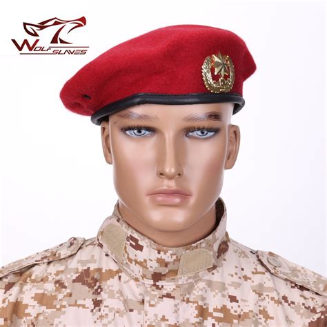 China Top Quality Wool Special Forces Military Berets Caps Mens Army Woolen Beanies Outdoor ...