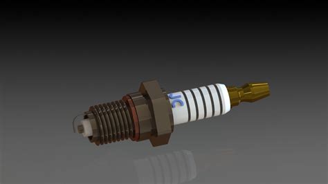 Solidworks Animation- Spark Plug Assembly Exploded View w/ Section Cut ...