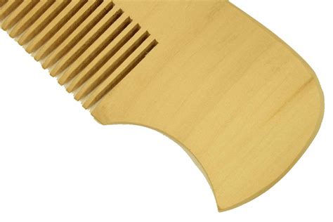 Boxwood Beard & Moustache Comb with Flat Back | Medium Tooth | 100 Count Wholesale