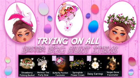 Trying ALL 36 Easter Accessories NEW & OLD on Woman & Boy Packages! A ...