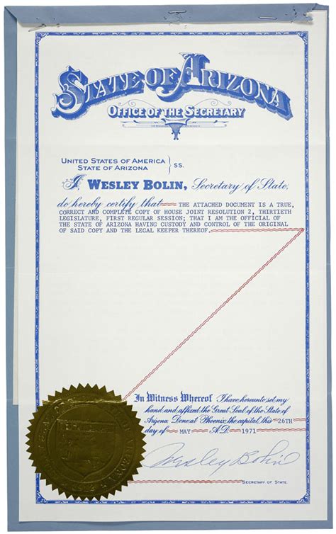 Arizona's Ratification of the 26th Amendment, 05/26/1971 (page 1 of 3) - a photo on Flickriver