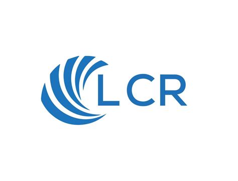 LCR abstract business growth logo design on white background. LCR creative initials letter logo ...