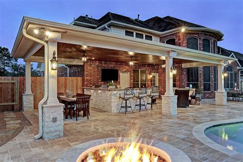 Outdoor Living Room Design, Houston, Dallas, Katy - Texas Custom Patios