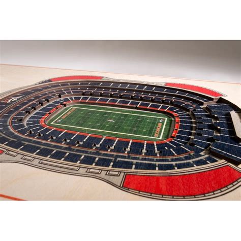 StadiumViews Denver Broncos 5-layer Stadiumviews 3D Wall Art Youthefan ...