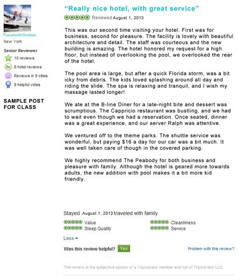 Hotel Review Response Templates