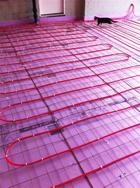 Radiant Pex tubing | Floor heating systems, Radiant floor heating, House heating