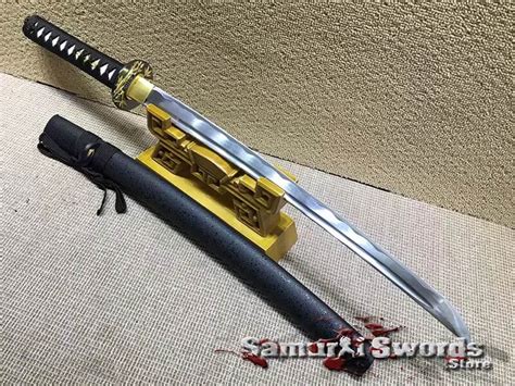 Wakizashi Sword 1060 Carbon Steel with Black Saya