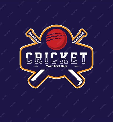 Premium Vector | Mascot cricket logo