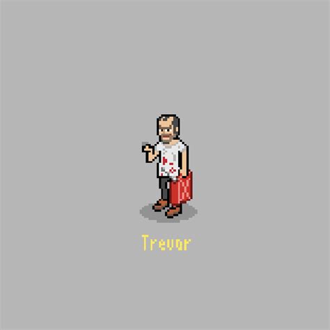 Trevor - GTA V | Pixel art, Pixel, Art