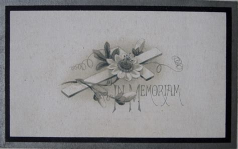 Mourning Card, Memoriam cards; 1894-1934; CT91.2006c, d | eHive