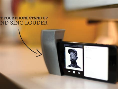 iPhone Amplifier Stand - DownloadFree3D.com