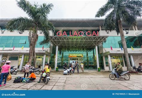 Ga Lao Cai Railway Station in Vietnam Editorial Image - Image of vietnam, asia: 79278925