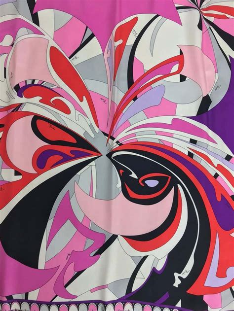 Pucci signed silk twill print scarf 34 x 34 | Scarf print, Silk twill ...