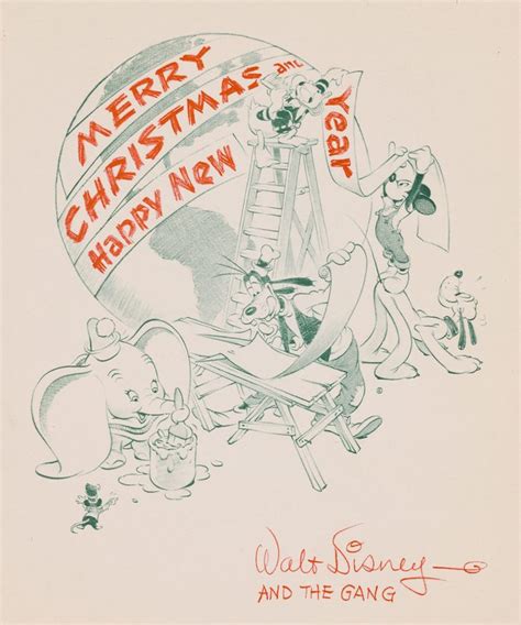 Vintage Disney Christmas Cards from Every Decade | Reader's Digest