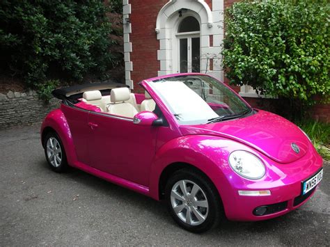 Get it in pink - Everything pink: Pink Volkswagen Beetle cars