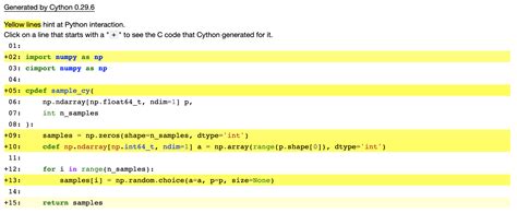 Cython Examples: Random Sampling and Latent Dirichlet Allocation