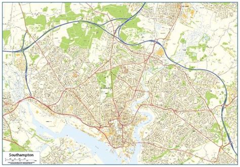 Southampton Street map - Cosmographics Ltd