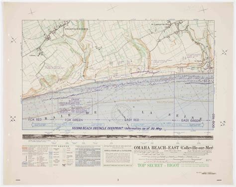 Today's Document • usnatarchives: Omaha Beach and Utah Beach were...