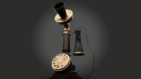 candlestick telephone on Behance