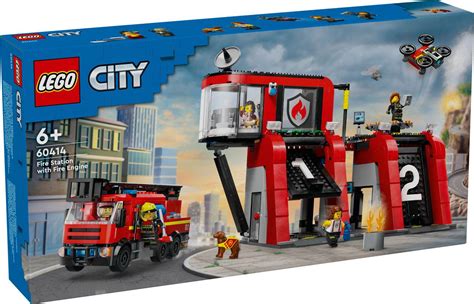 LEGO® City 60414 Fire Station with Fire Truck - Build and Play Australia