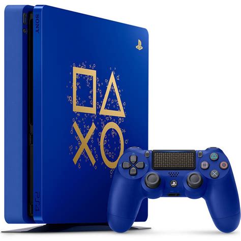 Sony PlayStation 4 500GB Slim Days Of Play Limited Edition+DS4 | Consoles | Lulu Qatar