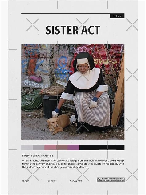 "Sister Act movie poster 1992, Comedy/Crime" Poster for Sale by ...