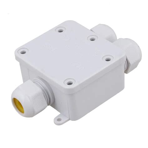 Waterproof White IP68 Plastic Cable Wire Connector Gland Electrical 3 ...