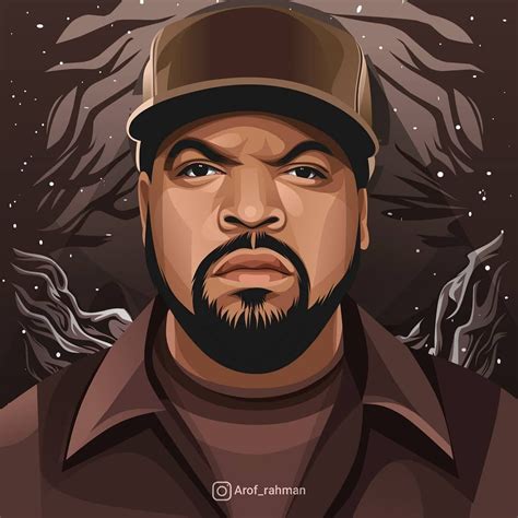 ice cube vector potrait | Vector portrait illustration, Hip hop artwork, Illustration