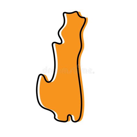 Chin State of Myanmar Vector Map Illustration Stock Vector - Illustration of concept, border ...