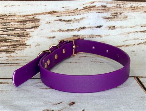 Waterproof Dog Collar Purple Dog Collar Dog Collar Buckle - Etsy Australia