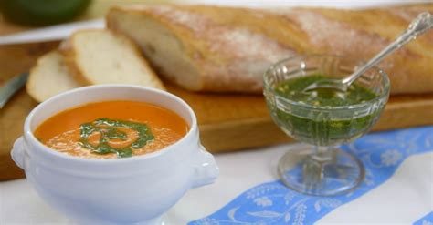 Mary Berry ten minute tomato soup recipe on Mary Berry’s Foolproof Cooking – The Talent Zone