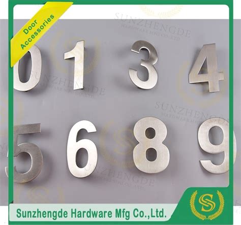 Good Quality Stainless Steel Hotel Door Number Plates for Sale - China House Number and Number Plate