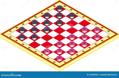 Draughts Game Board Royalty-Free Stock Photo | CartoonDealer.com #149076033