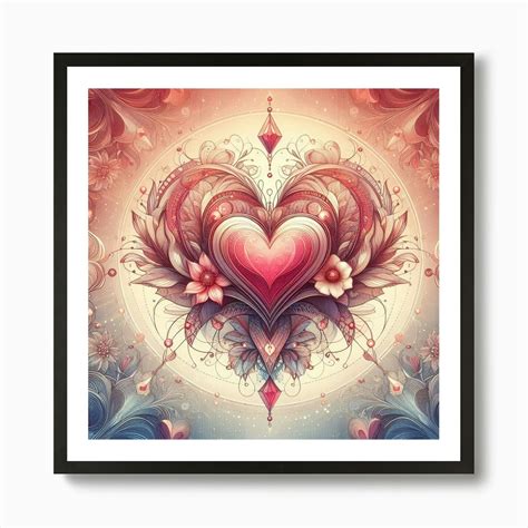 Pure Heart Art Print by P&V_printable_art - Fy