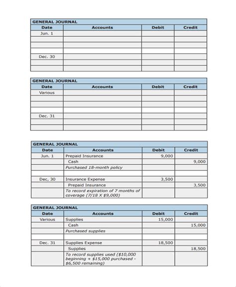 FREE 9+ Sample Accounting Worksheet Templates in PDF | MS Word | Excel