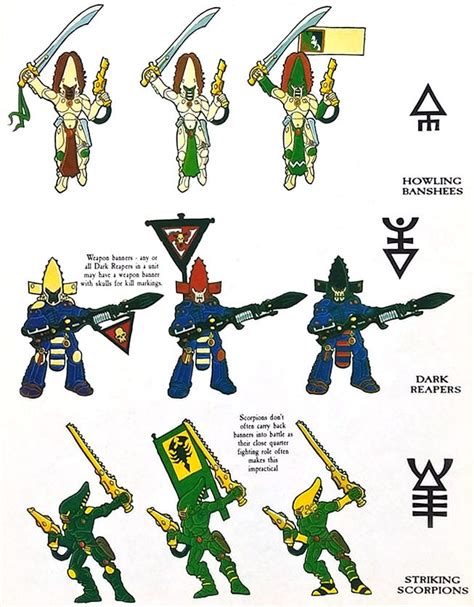 Warhammer 40K Retro: The First Eldar Aspect Warriors - Bell of Lost Souls