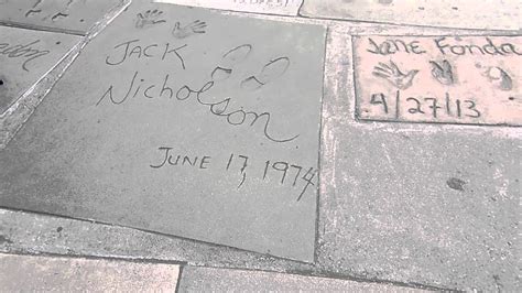 Chinese Theatre handprints Hollywood - YouTube