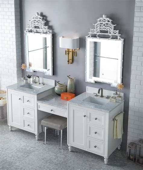 Copper Cove Encore 86" Double Bathroom Vanity, Bright White