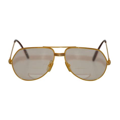 Cartier Men's 18K Gold Frame Glasses | Cartier men, Cartier glasses men, Sunglasses men vintage