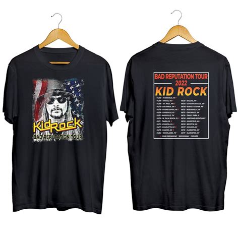 Kid Rock Bad Reputation Tour 2022 T-shirt Kid Rock Shirt Fan - Etsy