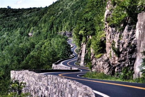 the Hawk's Nest by day | Road, Scenic byway, Country roads