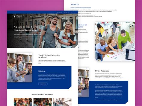 The UT Tyler University Academy by Jai Vaidya: UI/UX - Web & Graphic Designer Ahmedabad 🇮🇳 on ...