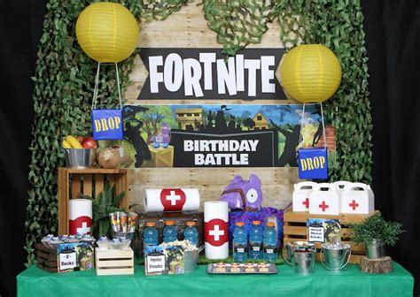 Kara's Party Ideas Fortnite Birthday Party | Kara's Party Ideas