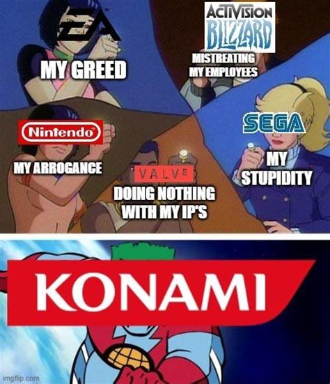 The creation of Konami : r/memes