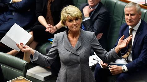 Julie Bishop Speaks Out For the First Time Since Liberal Spill