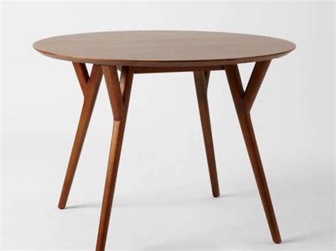 Mid-Century Round Dining Table