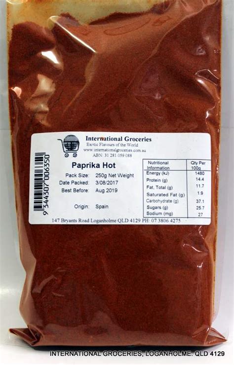 Paprika Hot 250g - GS International Groceries - GS International Groceries