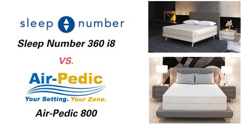 Sleep Number i8 vs. Air-Pedic 800 Mattresses - Sleepify Expert Mattress Reviews