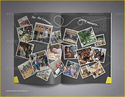 Free Online Yearbook Templates Of Modern Yearbook Template by Zheksha | Heritagechristiancollege